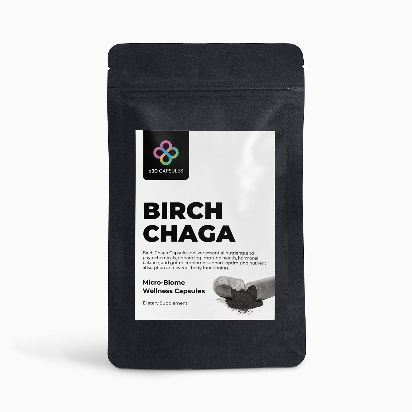 Birch Chaga Microbiome Wellness Capsules